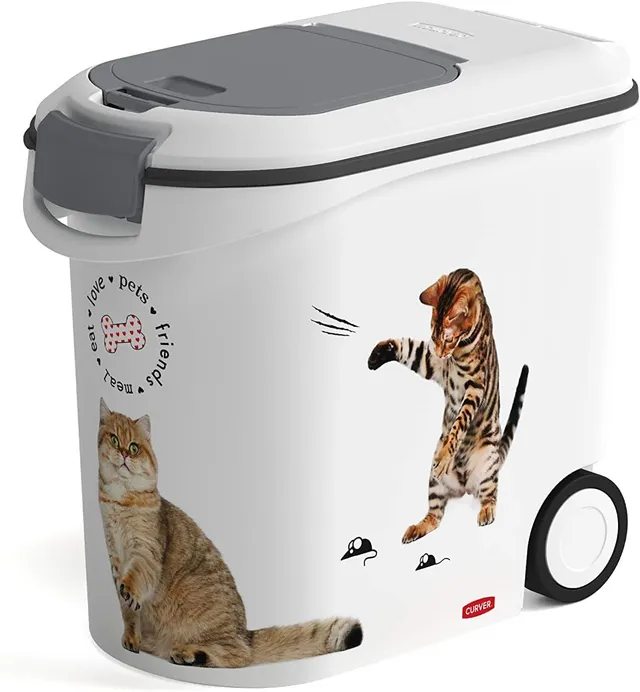curver-pet-food-futtercontainer-12kg-35l-wei-grau-schaufel image 1