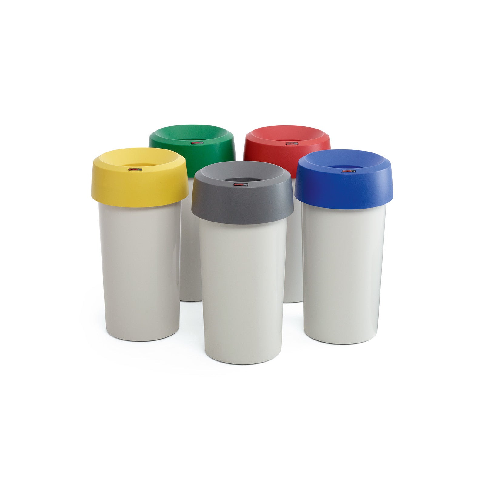 rotho-modo-round-abfallbeh-lter-50-l-m-lleimer-grau-ohne-deckel image 4