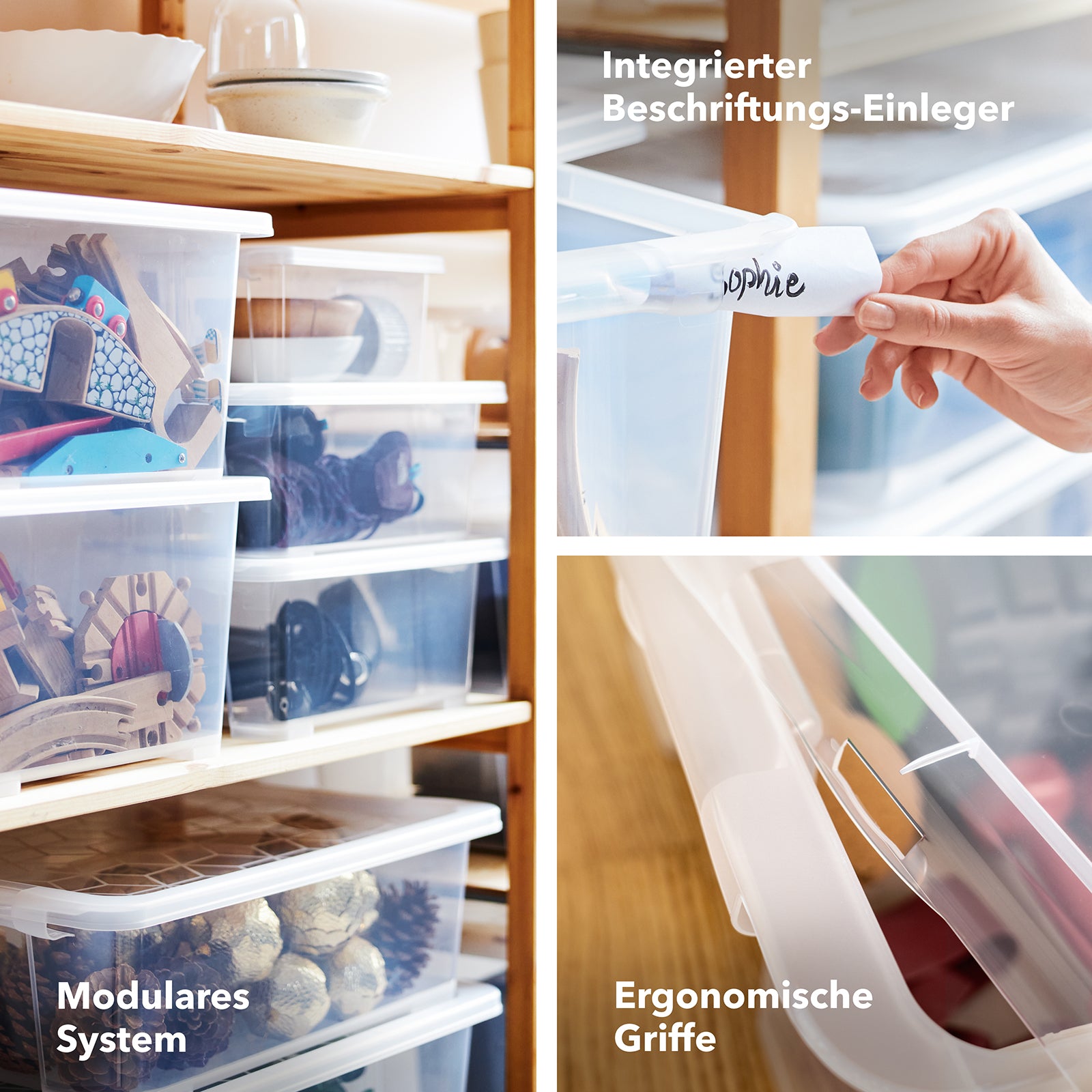 rotho-core-basic-box-1-2-l-mit-deckel-8er-set-transparent-stapelbar image 4