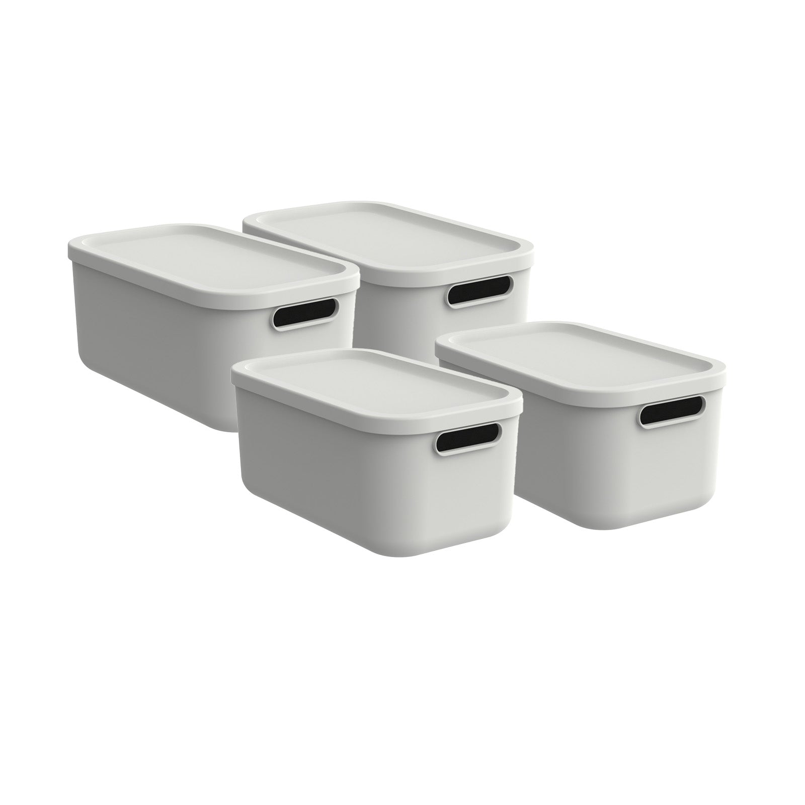 rotho-albula-light-box-12l-aufbewahrungsbox-4er-set-anthrazit-recycelt image 4