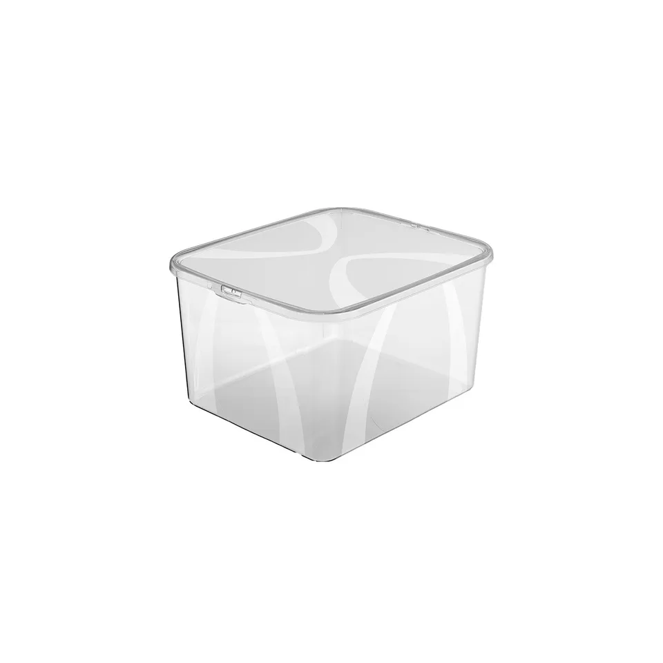 rotho-lona-aufbewahrungsbox-25-l-transparent-deckel image 1